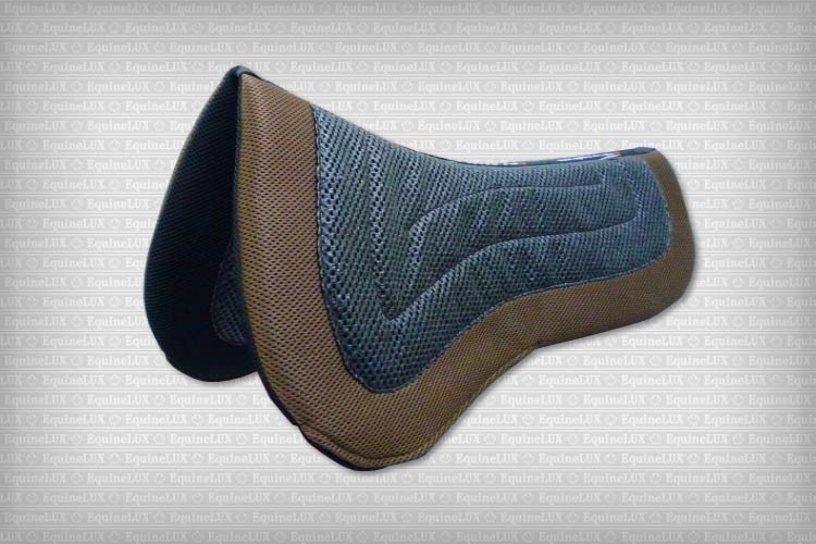Reversible half pad with full-size inserts for Dressage