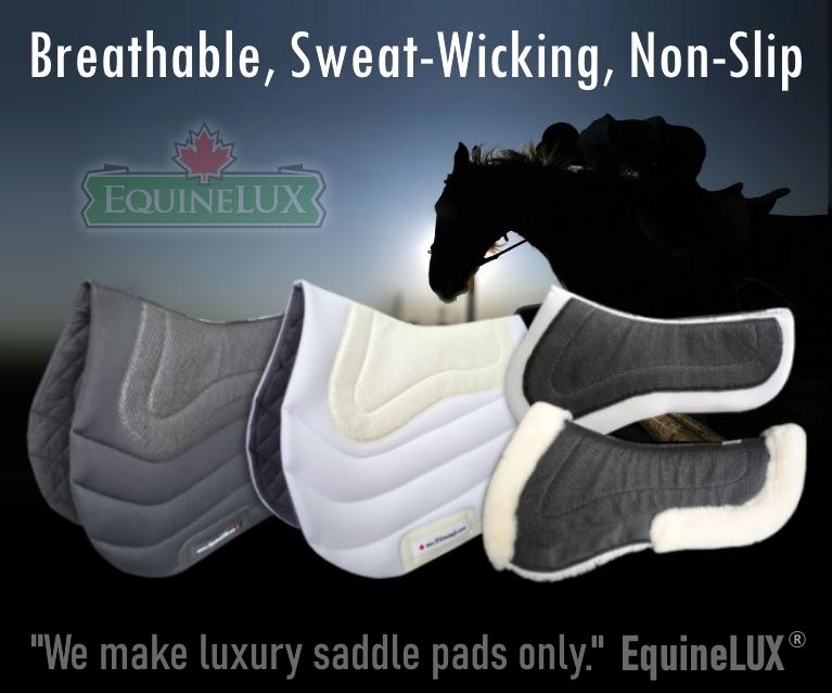 EquineLUX saddle pads materials