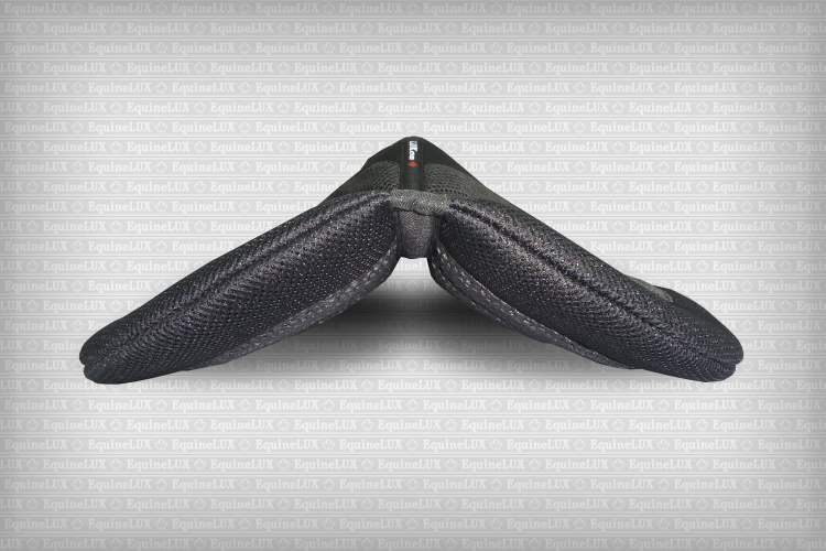 English saddle pads - REVERSIBLE half pad - non-slip Dressage half pad with POCKETS for shimss