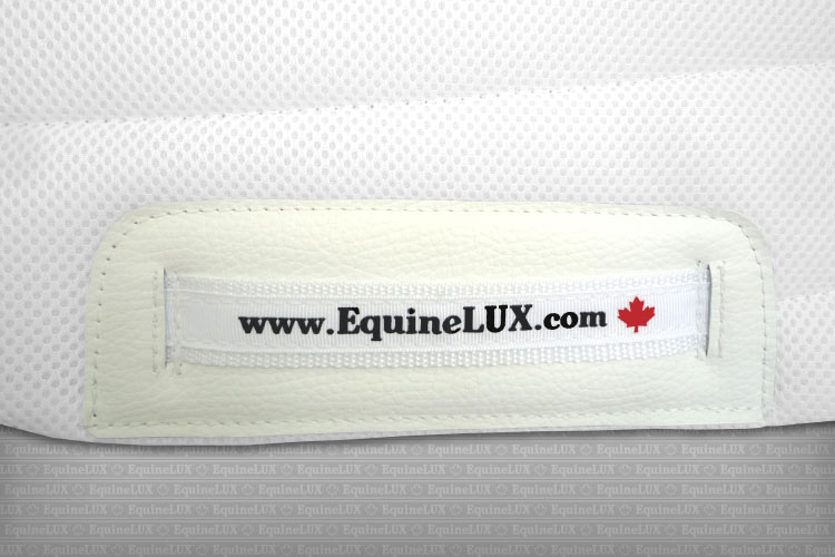 English saddle pads - SHOCK-REDUCING non-slip Jumper saddle pad with pockets for shims, cotton lining, leather reinforcements