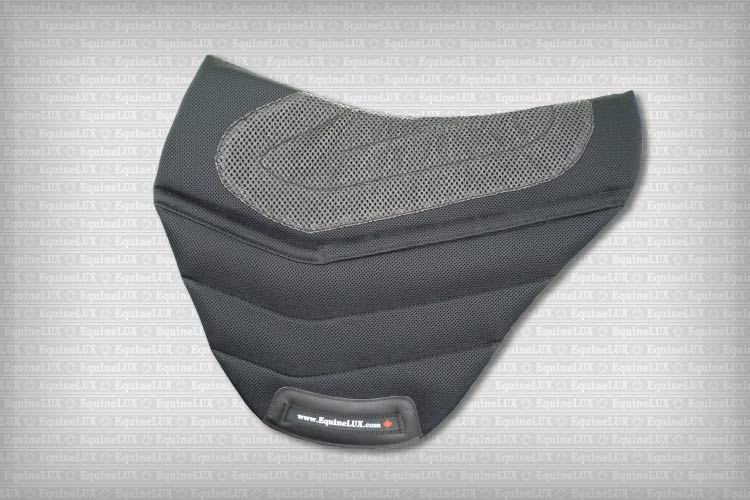 English saddle pads - SHOCK-REDUCING™ Bareback saddle pad with pockets for shims and cotton lining