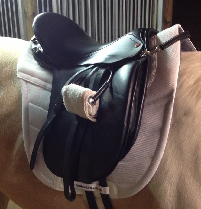 Endurance saddle pad with pockets for shims